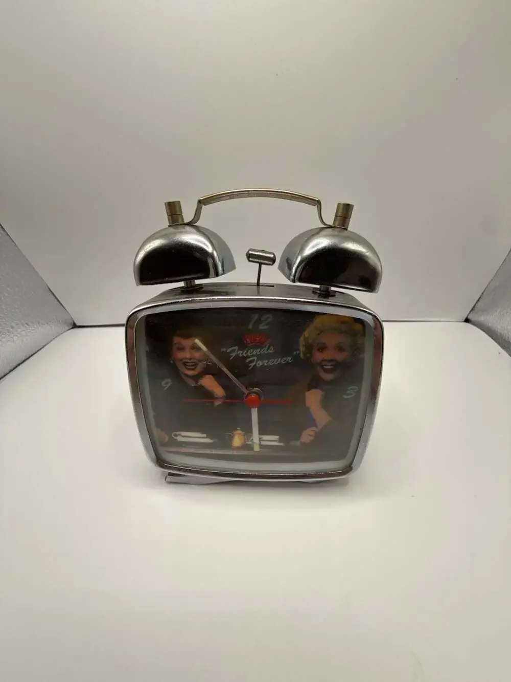Vintage I Love Lucy Friends Forever Twin Bell Alarm Clock
